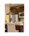 Lampada a sospensione metallo Navada ASZ1345 colore bronzo