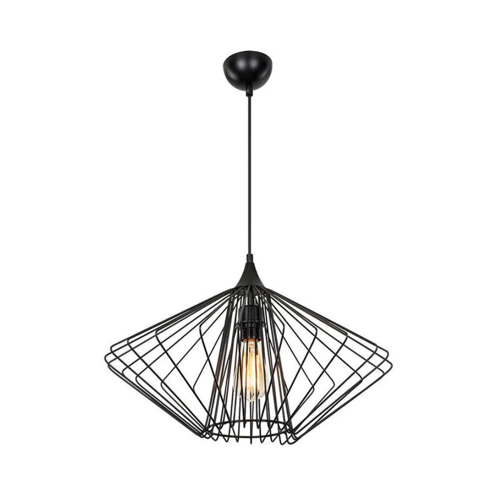 Lampada a sospensione filo metallico Arona ASZ1360 colore nero