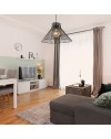 Lampada a sospensione filo metallico Panama MDL4135 colore nero