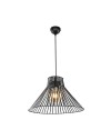 Lampada a sospensione filo metallico Panama MDL4135 colore nero