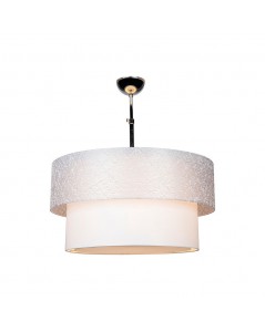 Lampada a Sospensione in tessuto Polo MDL2749 colore grigio