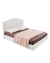 Letto matrimoniale contenitore Flatia colore bianco
