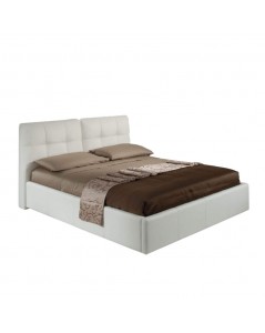 Letto Matrimoniale con Contenitore Melia Ecopelle Colore Bianco Prezzo