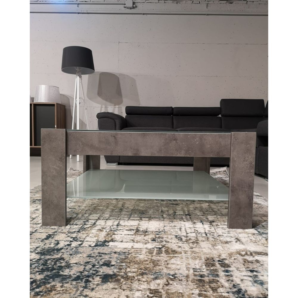 Tavolo da giardino con piano in vetro Nero 150x90x75cm Vimini in resina | Leroy Merlin