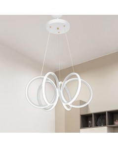 Lampada a Sospensione LED forma spirale Ilya MDL4439 colore bianco