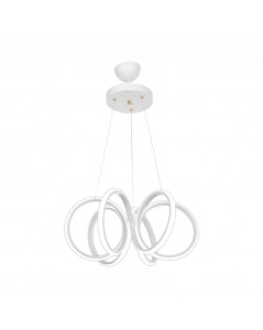 Lampada a Sospensione LED forma spirale Ilya MDL4439 colore bianco
