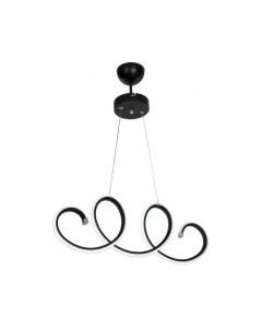 Lampada a Sospensione LED forma spirale Afra MDL4441 colore nero