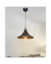 Lampada a sospensione metallo Kalyon ASZ1650 colore nero e oro
