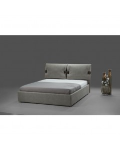 Letto Matrimoniale Contenitore Grenoble Nabuk Colore Grigio Prezzo