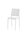 Set 4 Sedia polipropilene Curtis colore bianco
