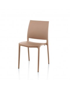 Sedia polipropilene design ergonomico Curtis colore corda