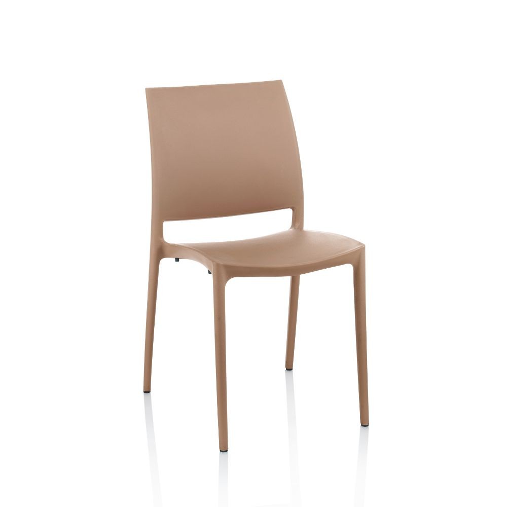 Sedia polipropilene design ergonomico Curtis colore corda