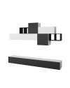 Parete attrezzata 260 Tromen colore bianco antracite