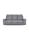 Divano 3 posti 2 recliner manuali Milano grigio