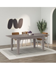 Tavolo Allungabile 140x80 cm Tolmen Colore Tortora Prezzo