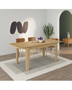 Tavolo Allungabile 140x80 cm Tolmen Colore Rovere Prezzo