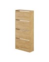 Scarpiera quattro ante a ribalta SHC540OAK 73x26x154,5 colore rovere