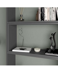 Libreria Estensibile Angolare Wish 72x22x200h Colore Antracite Prezzo