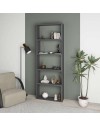 Libreria estensibile angolare Wish 72x22x200h colore antracite