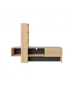 Mobile Porta Tv Troya con anta a ribalta 180 cm rovere antracite