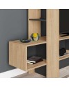 Mobile porta Tv Troya con anta a ribalta 180 cm colore rovere antracite