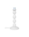 Lampada da tavolo base bianca e paralume tessuto colore rosso LAGUNAH372865