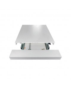 Tavolo Allungabile Gondar 160x90 Colore Olmo con Base Iron Grafite