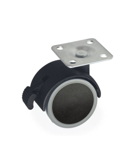 Ruota pivotante diametro 50 con freno