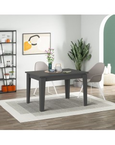 Tavolo Allungabile Megaron 120x80 cm Colore Antracite Prezzo