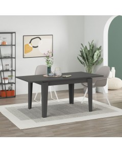 Tavolo Allungabile Megaron 120x80 cm Colore Antracite Prezzo