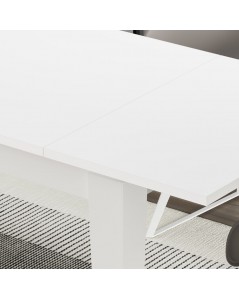 Tavolo Allungabile Megaron 120x80 cm Colore Bianco Prezzo