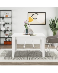 Tavolo Allungabile Megaron 120x80 cm Colore Bianco Prezzo
