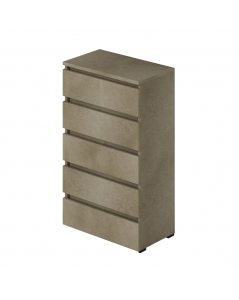 Cassettiera 5 Cassetti 75x40x127 MONTATA Colore Argilla Prezzo