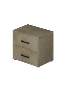 Comodino 2 Cassetti MONTATO Colore Argilla Prezzo