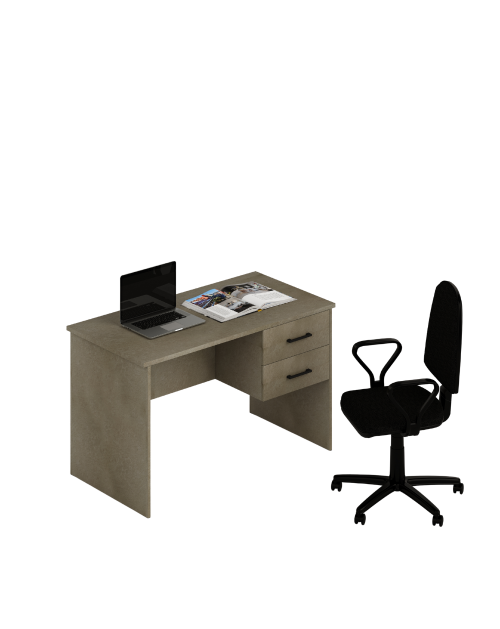 Scrivania due cassetti 119x64x75h Tiffany colore argilla