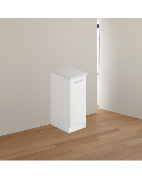 Mobile bagno con anta 36x50x85,5 colore bianco frassinato