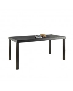 Tavolo Rettangolare 189x88x78h Giugi Colore Nero Frassinato