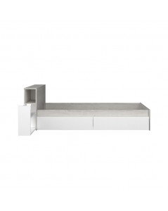 Letto Vintage con Comodino Estraibile 1666 Colore Bianco Prezzo
