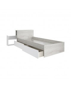 Letto Vintage con Comodino Estraibile 1666 Colore Bianco Prezzo