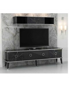 Mobile porta Tv con pensile effetto marmo Bientv 180 prezzo