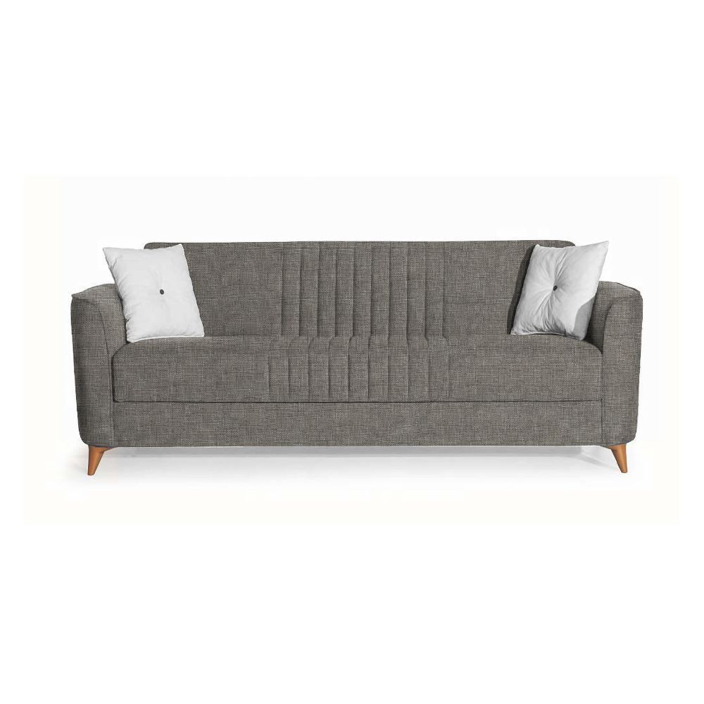 Divano letto con contenitore Panama beige 220x80x85H