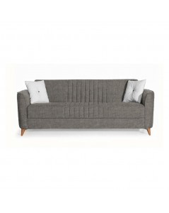 Divano letto con contenitore Panama beige 220x80x85H