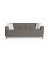 Divano letto con contenitore Panama beige 220x80x85H