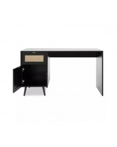Scrivania con Frontali Effetto Vimini Vienna30A Colore Nero Prezzo