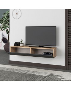 Mobile Porta Tv sospeso ante a ribalta Francy colore rovere antracite