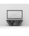 Porta TV Pipralla 110x30x40h colore antracite