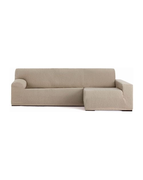 Copridivano penisola destra beige Troya elastico 250-310 bracciolo lungo