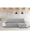 Copridivano penisola destra grigio tessuto jacquard Valeria 240