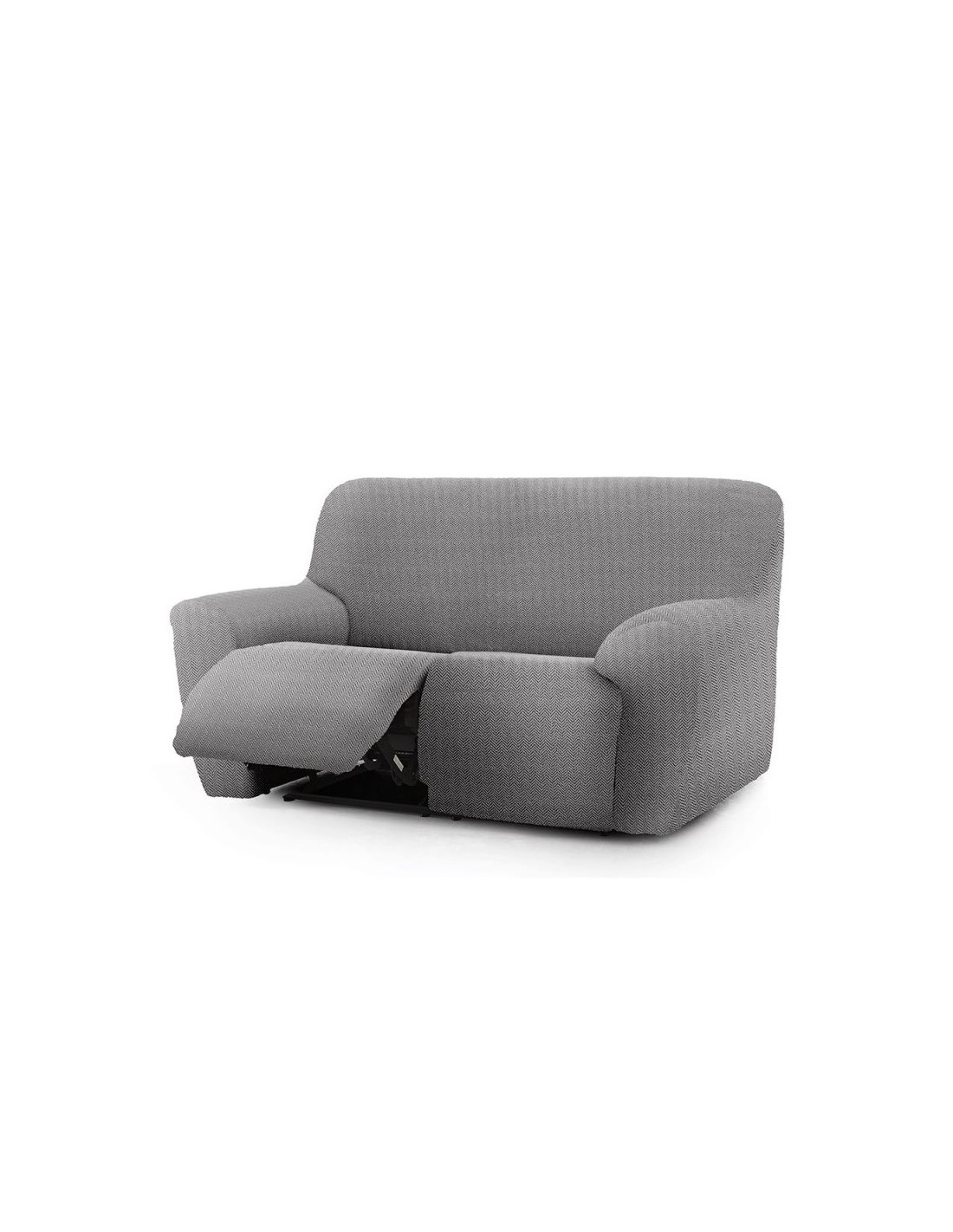 Copridivano recliner 2 posti grigio Jaz 150-200