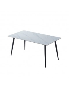 Tavolo Top Ceramica Effetto Marmo Bianco Mila 140x80 Prezzo
